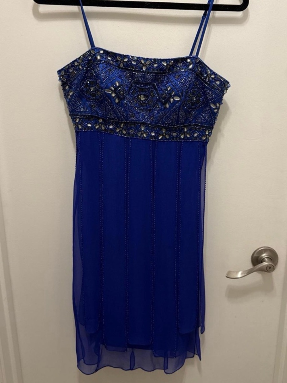Sue Wong Silk Blue dress